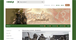 Desktop Screenshot of lomianki.dobroni.pl